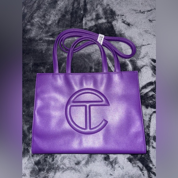 Telfar Bags Real Telfar Medium Grape Unisex Shopping Bag Poshmark
